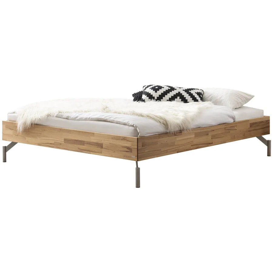 Hasena Bett Sassari Kernbuche Kernbuche massiv Massivholz 100 x 200 cm