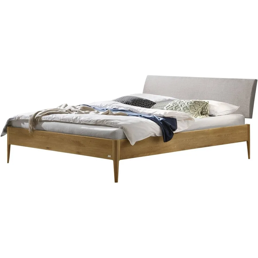 Hasena Bett Castello Braun Holz 180 x 210 cm - Farbe: Wildeiche