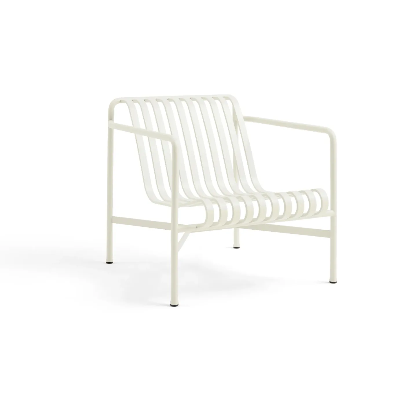 HAY Palissade Low Lounge-Sessel Cream white