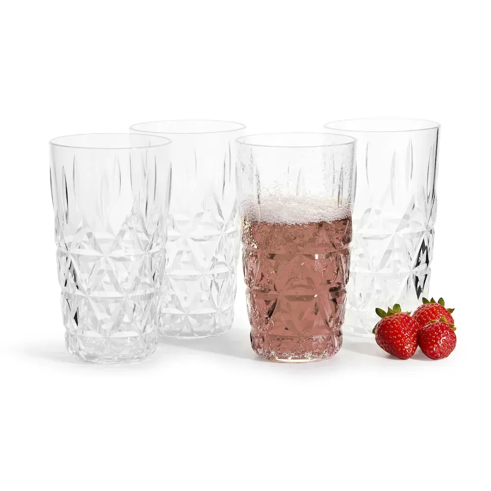 Sagaform Picknick dricksglas plast 4-pack 40 cl