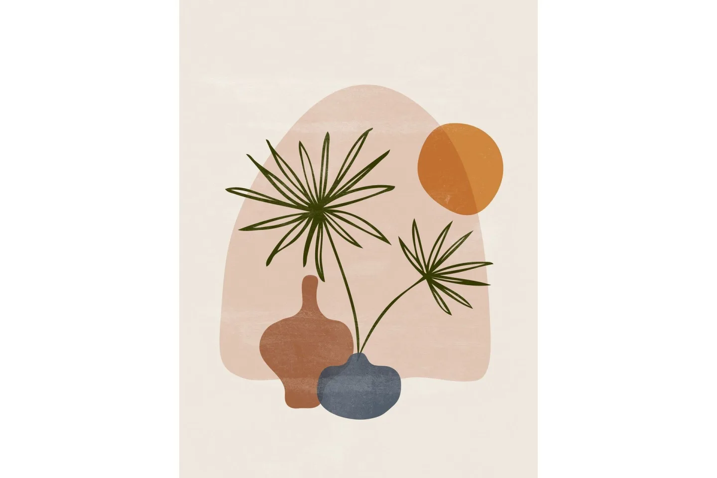Poster Wonderland 30x40 cm - Beige