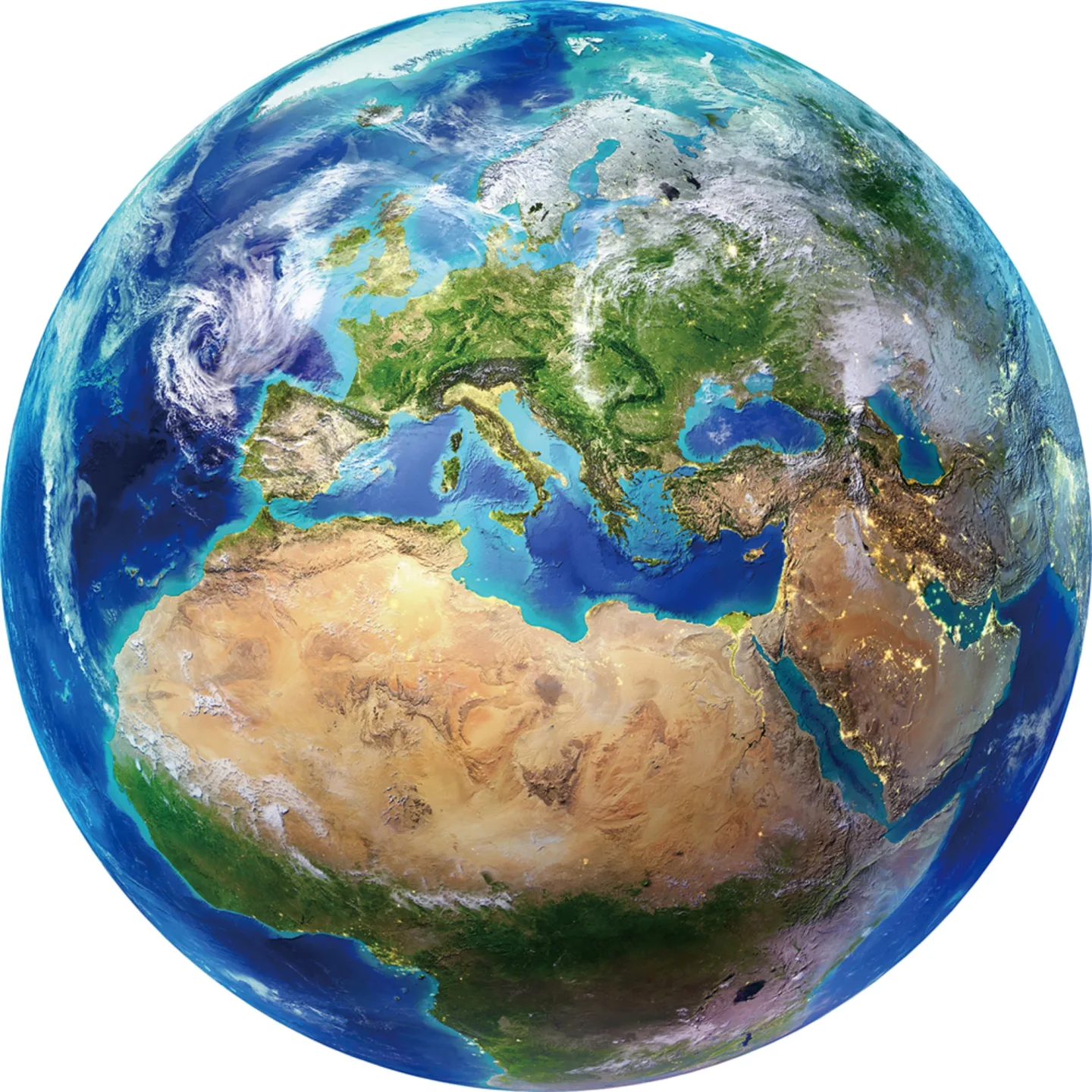 image LAND Glasbild Die Welt | Schubiger Möbel