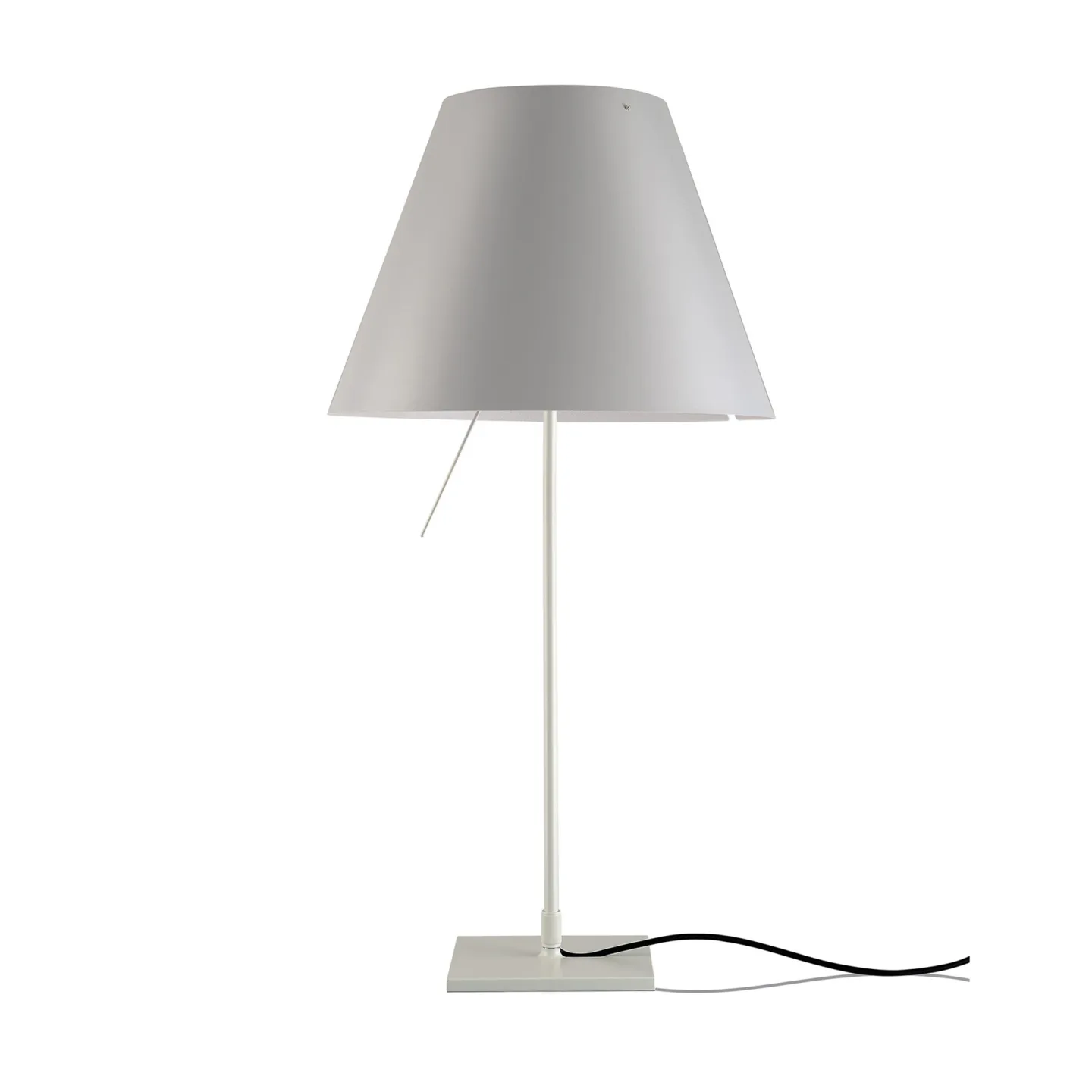 Luceplan - Costanza Table D13if Mistic White / Alu - Bordslampor - Paolo Rizzatto - Grå