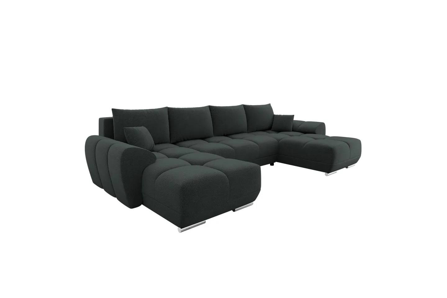 Simerly Bäddsoffa Dubbeldivan 4-sits - Svart