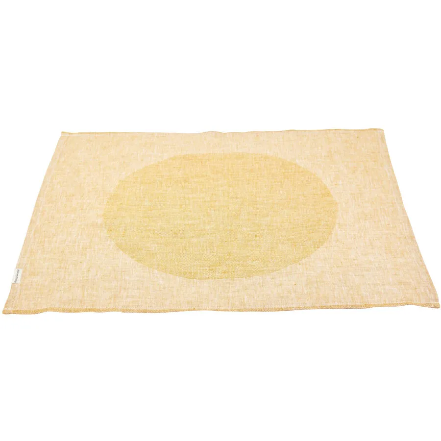 Journey Living Servietten Elise "Big Dot" senf Leinen 50 x 50 cm