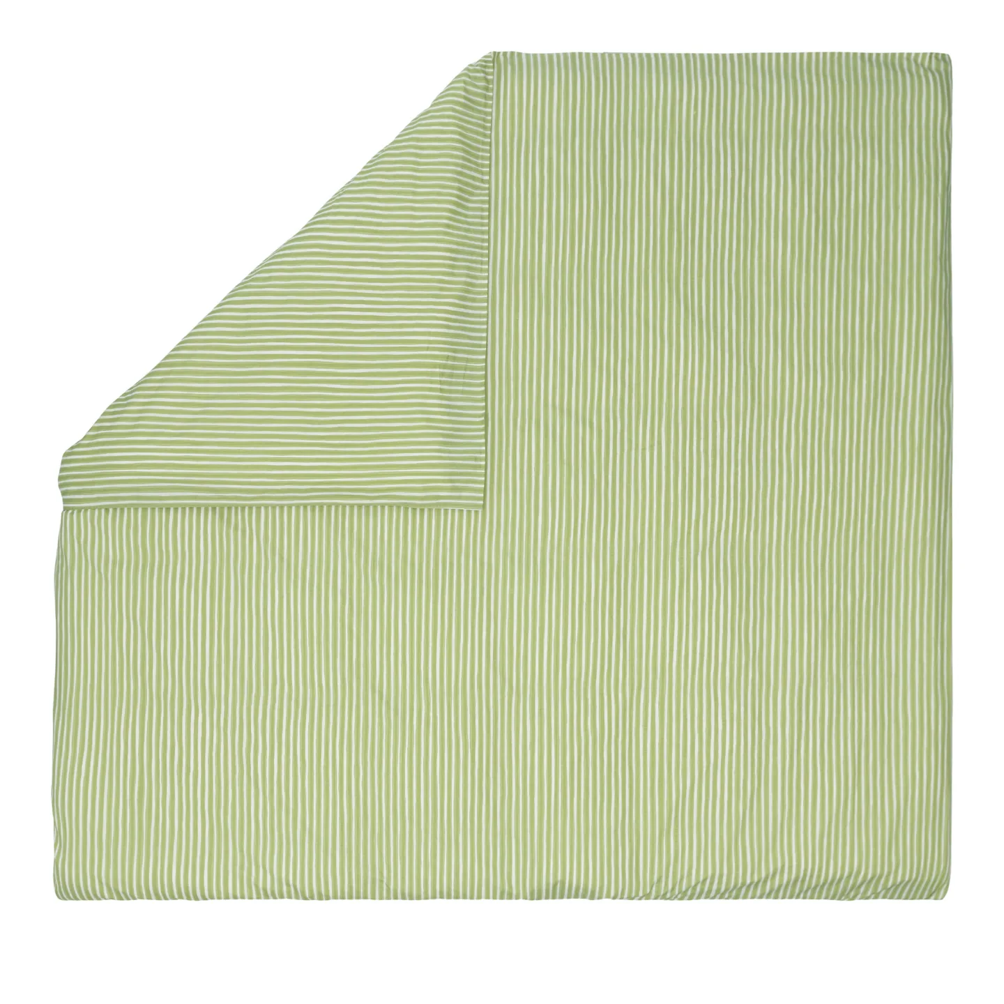Marimekko - PICCOLO DC 240x220 CM, pear, off white - Påslakan - Vuokko Eskolin-Nurmesniemi