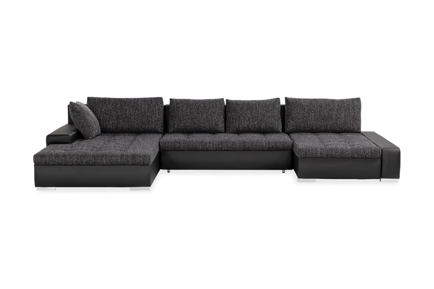 Cillo 2-sits Bäddsoffa - Svart/Grå