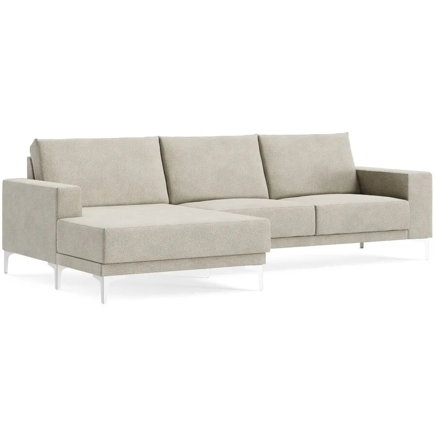 Ecksofa Bivio Links LODGE - 24 gold B 262 T 152 cm - Möbel Konfigurator: Traummöbel individuell zusammenstellen