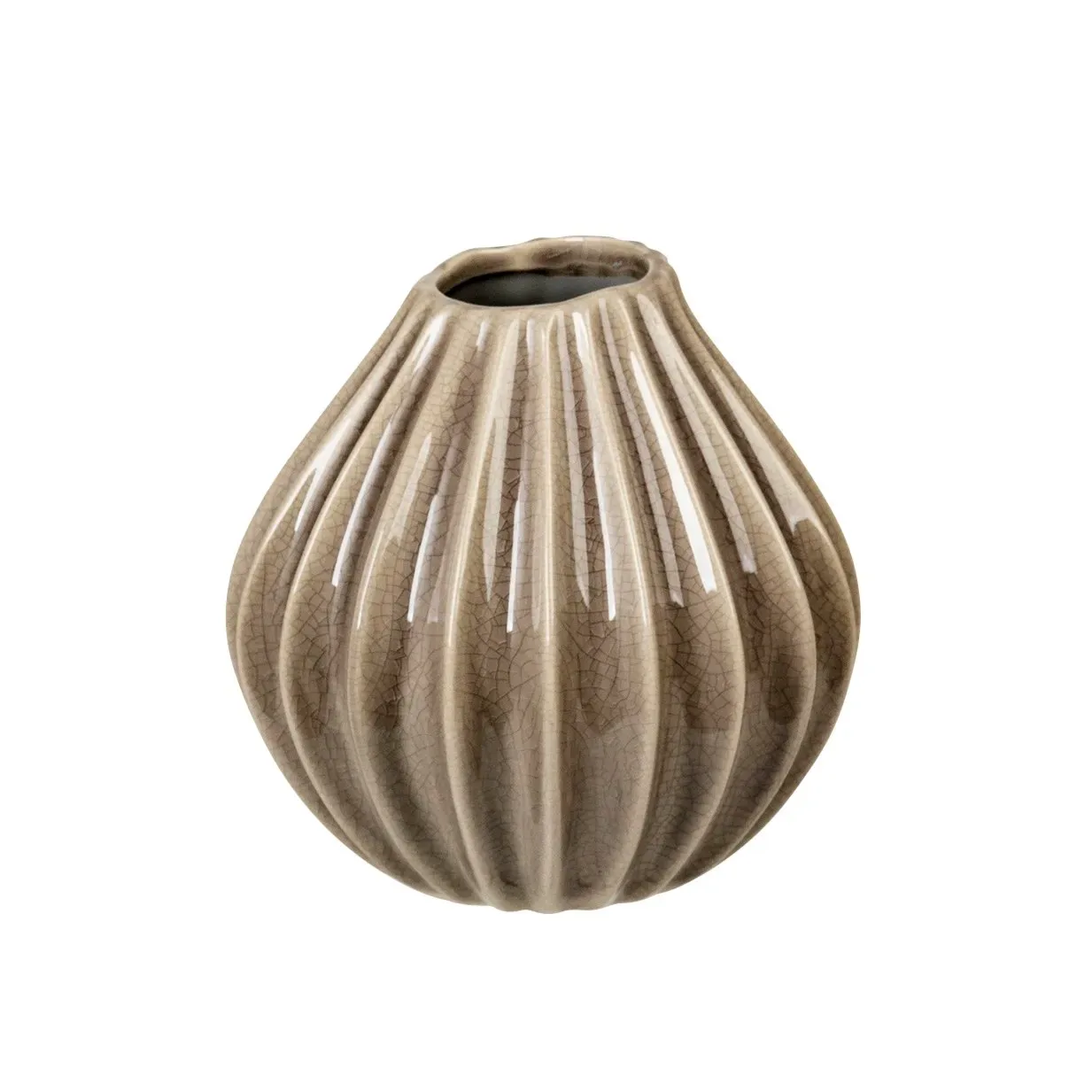 Broste Copenhagen Wide vas rainy day 15 cm