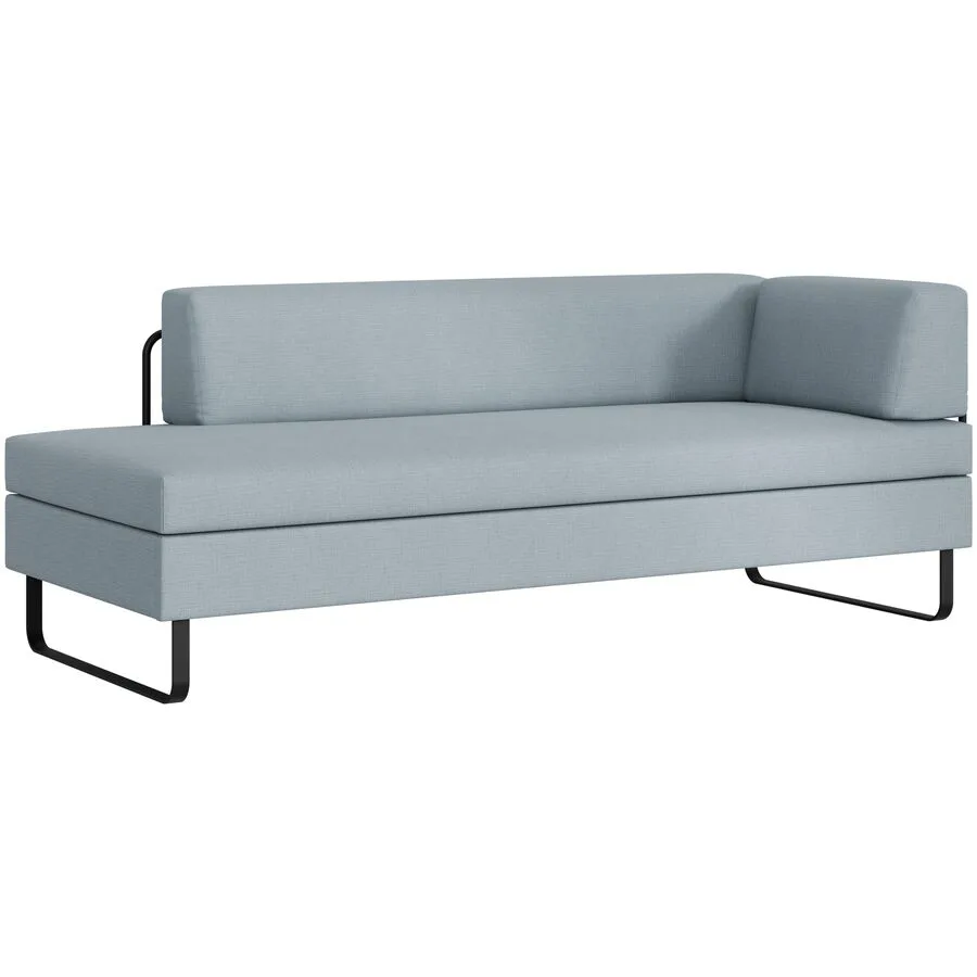 SWISS PLUS Bettsofa Bed for Living Doppio blau Stoff B 205 T 165 cm Ausklappbar/Ausziehbar - Möbel Konfigurator: Traummöbel individuell