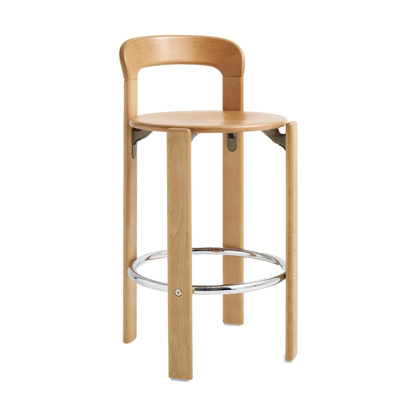 HAY Rey Low Barhocker lackiert 65 cm Golden