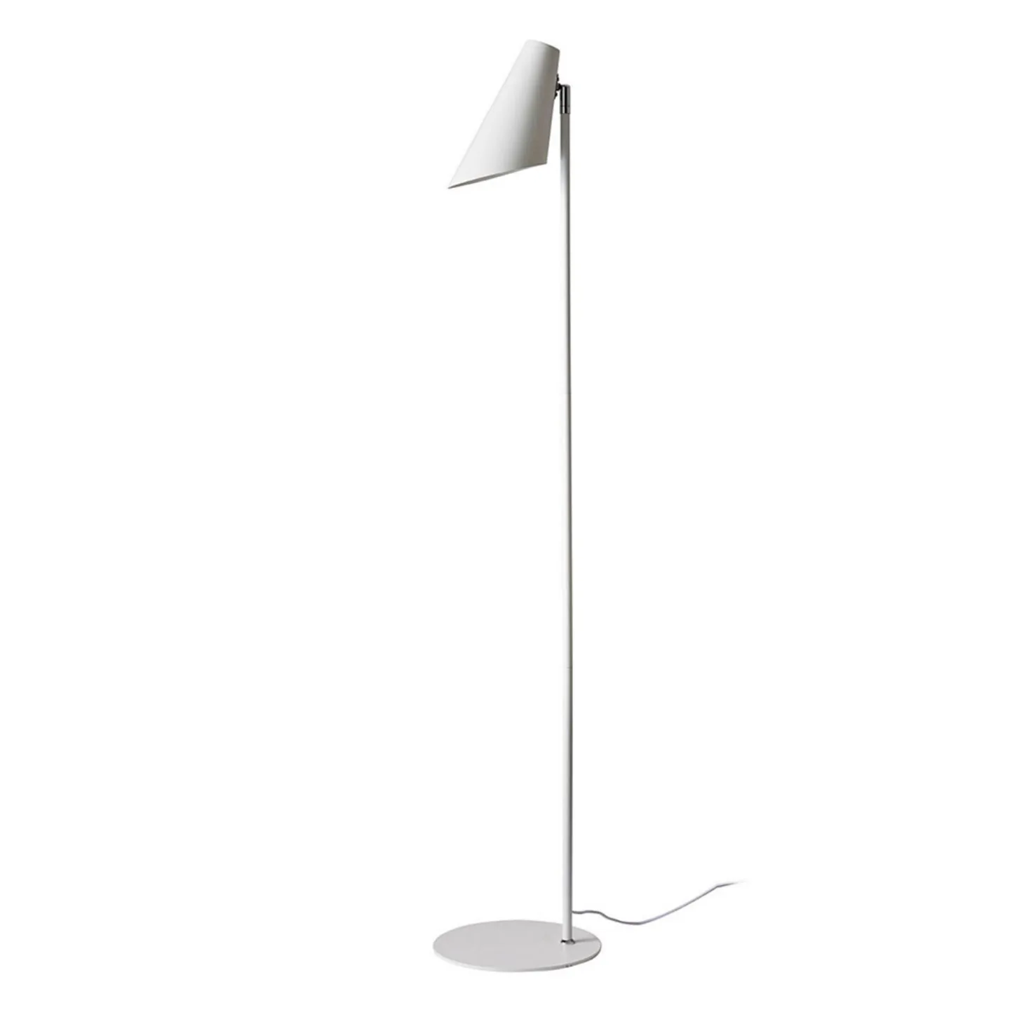 Cale Gulvlampe White - Dyberg Larsen - Stue - Skandinavisk - Metall - Med skjerm
