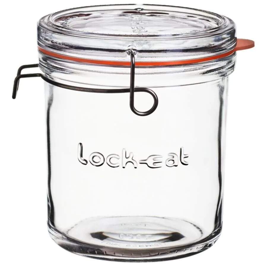 BORMIOLI LUIGI Einmachglas Lock Eat Transparent Glas 12 cm 13.7 cm 0.75 l
