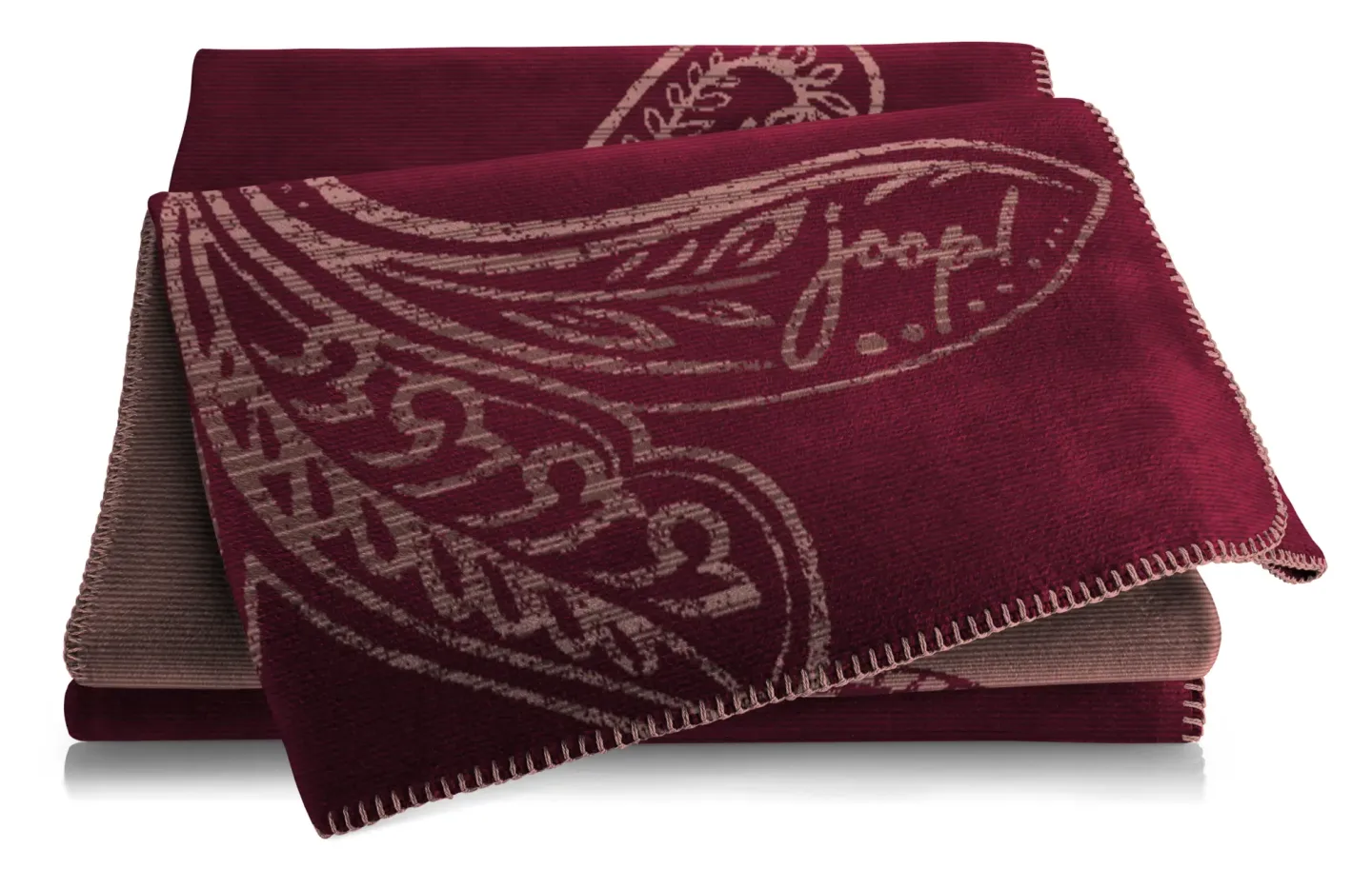 Biederlack Plaid Paisley Trend Rouge | Schubiger Möbel
