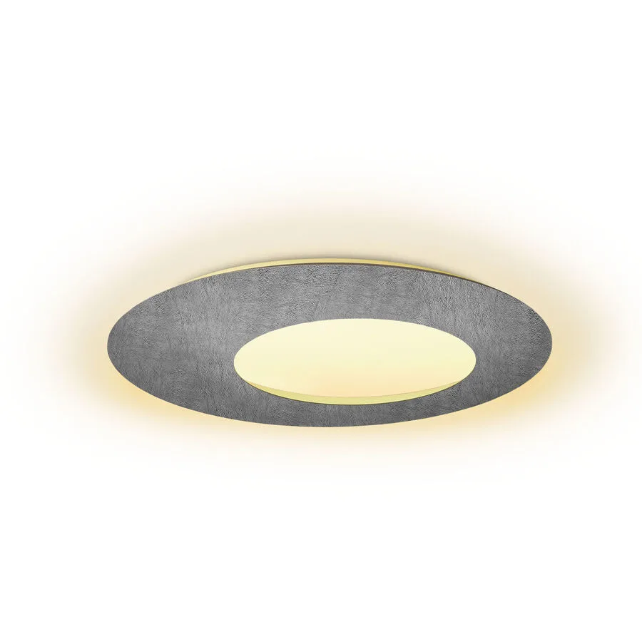 Escale Deckenlampe Blade Grau Aluminium 79 cm 3.5 cm - Farbe: Betongrau - LED - Lichtfarbe: Extra warmweiss - LED Energiesparlampen
