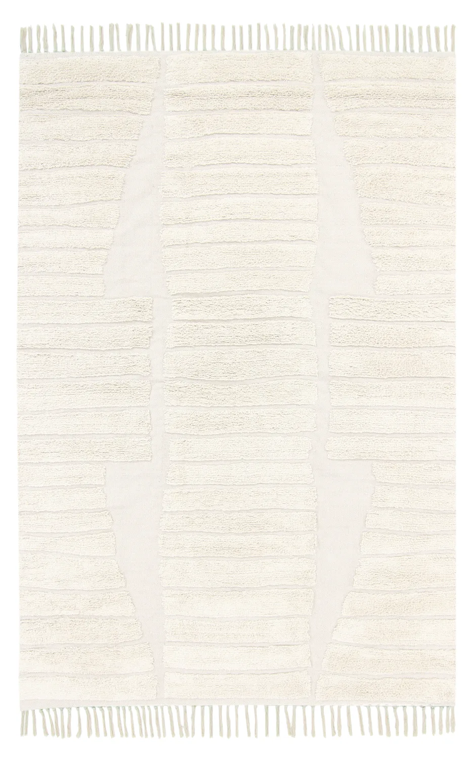 Ryetepper - Rani Natural Cotton Shaggy (off-white) (Størrelse: 160 x 230 cm)