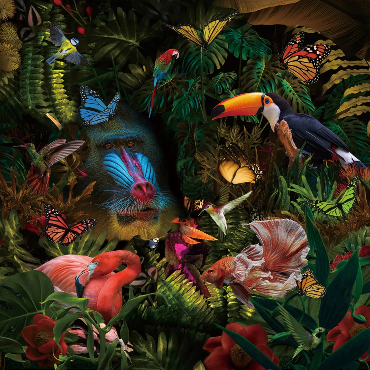 image LAND Glasbild Dschungelparadies | Schubiger Möbel