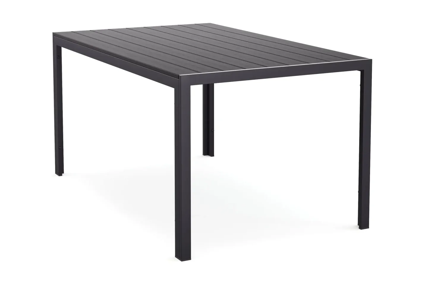 Siri Matbord Utomhus 90x150 cm - Svart
