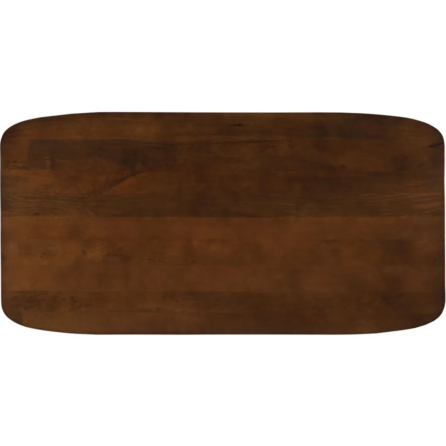 Tischplatte Rondo Braun Holz 240 cm - Material: Mangoholz massiv