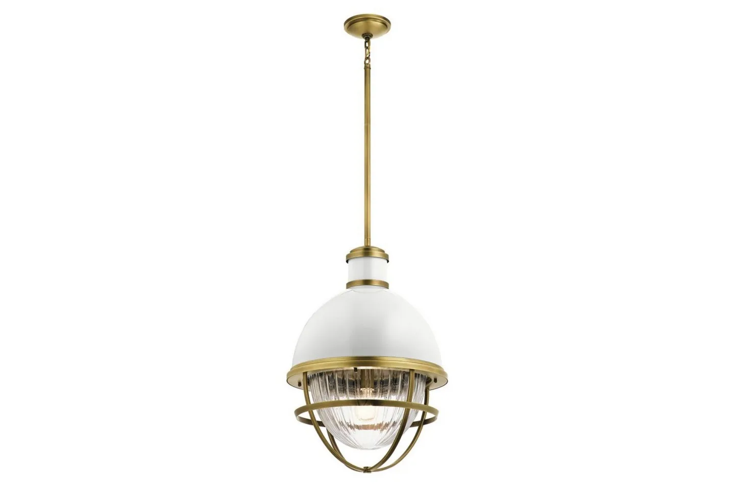 Tollis Kichler Taklampa - Brass||White