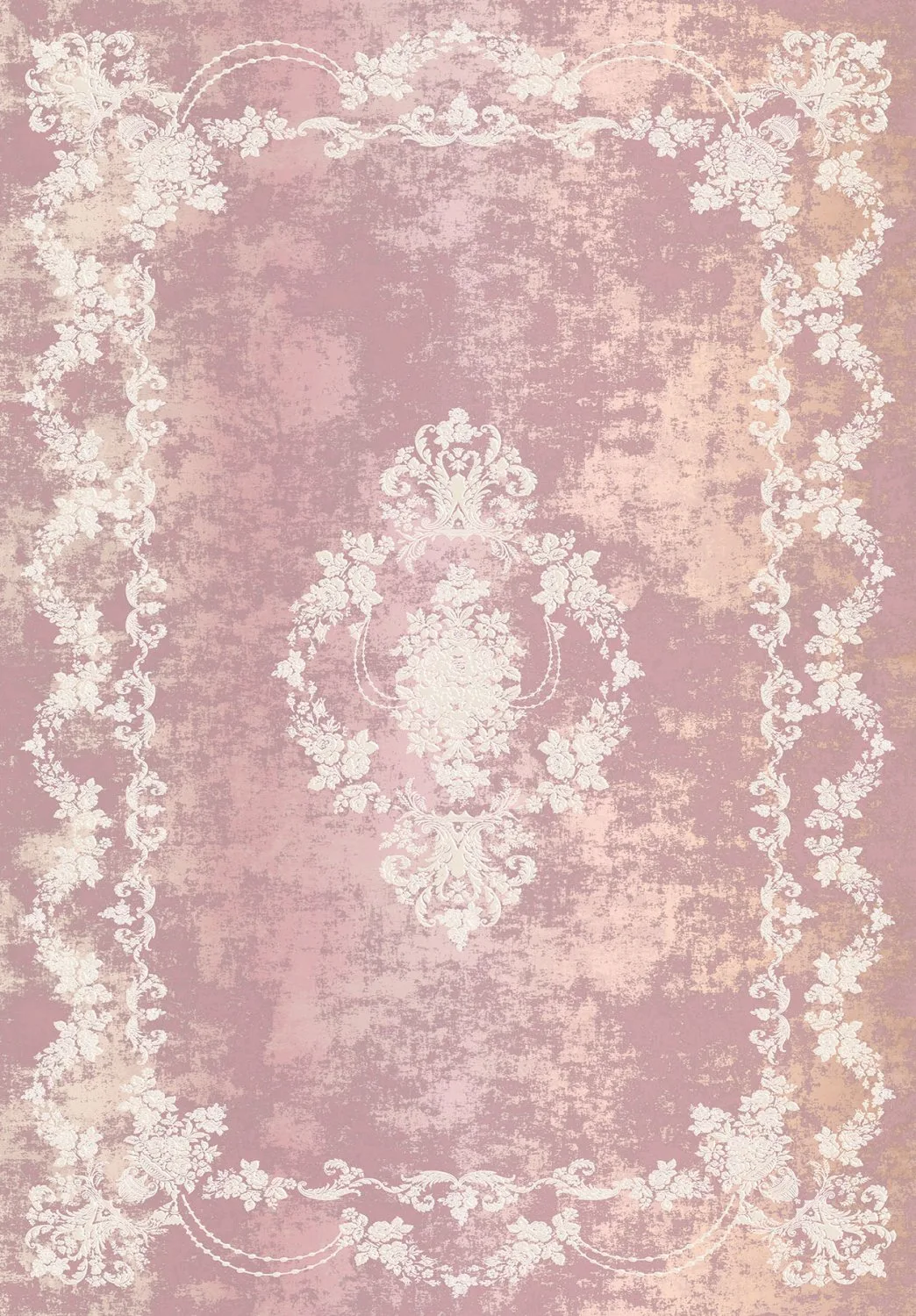 Wilton-teppe - Nefta (rosa) (Størrelse: 160 x 230 cm)