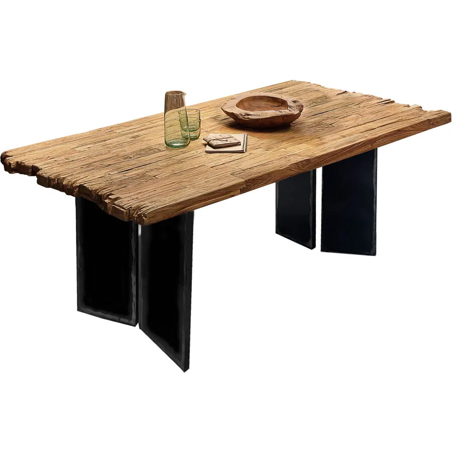 Esstisch Anter natur Teak Massivholz B 160 T 90 cm