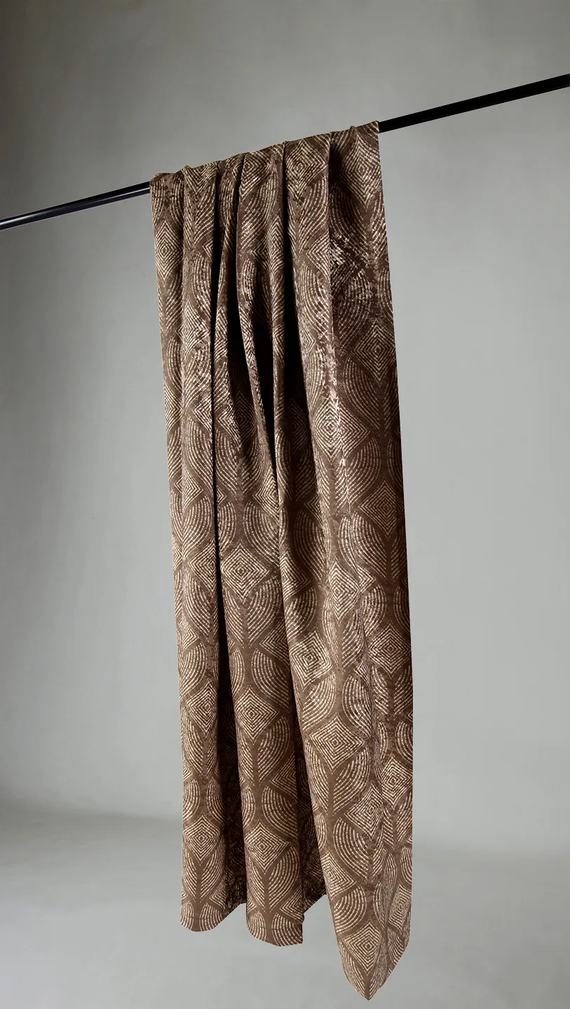 Gardin - Della (beige) (Størrelse: 140 x 260 cm)