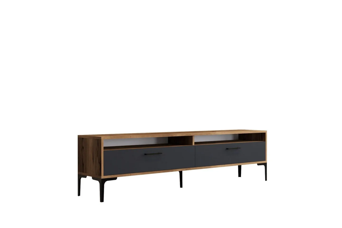 Brutorp Tv-bänk 180 cm - Valnöt/Antracit
