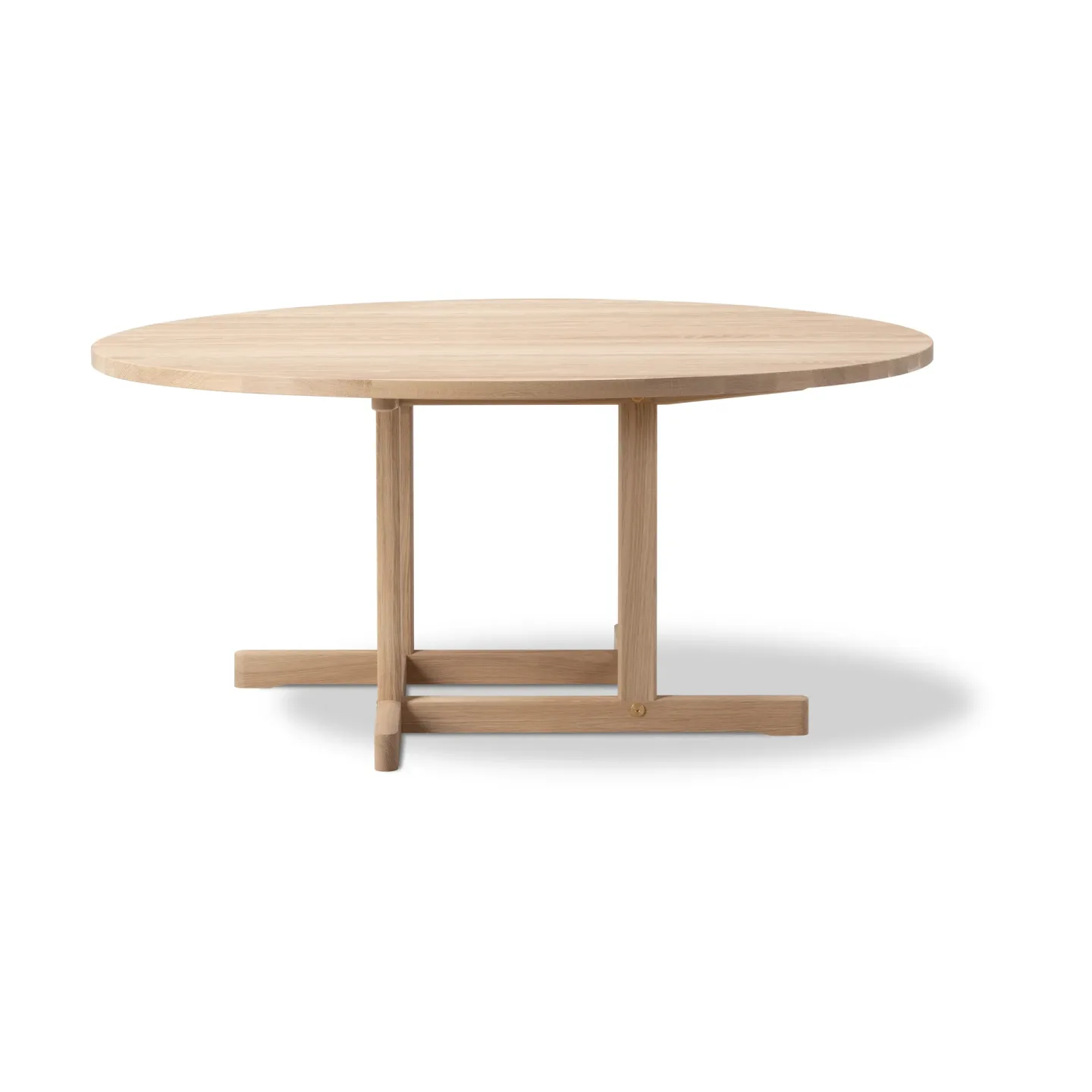 Fredericia Furniture BM80 Mogensen Coffee Table soffbord Ø120 cm Såpad ek