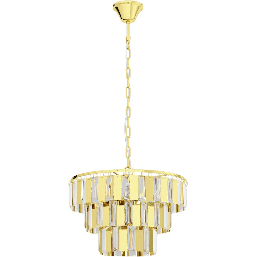 Eglo Pendellampe Erseka Stahl 130 cm - Farbe: messing