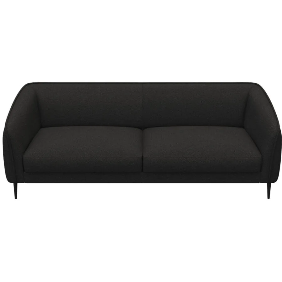 Sofa Fady Ohne Stoff Anthrazitgrau B 217.5 cm T 88.5 cm