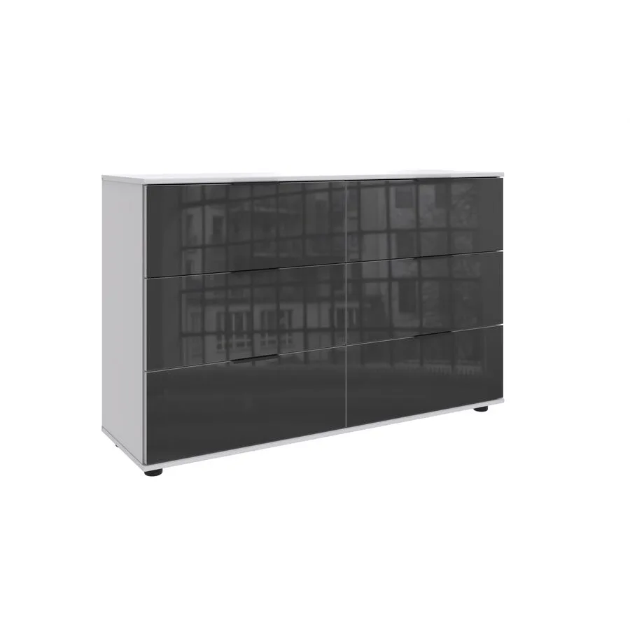 Kommode Metac Weiss Holzwerkstoff 130 cm 41 cm