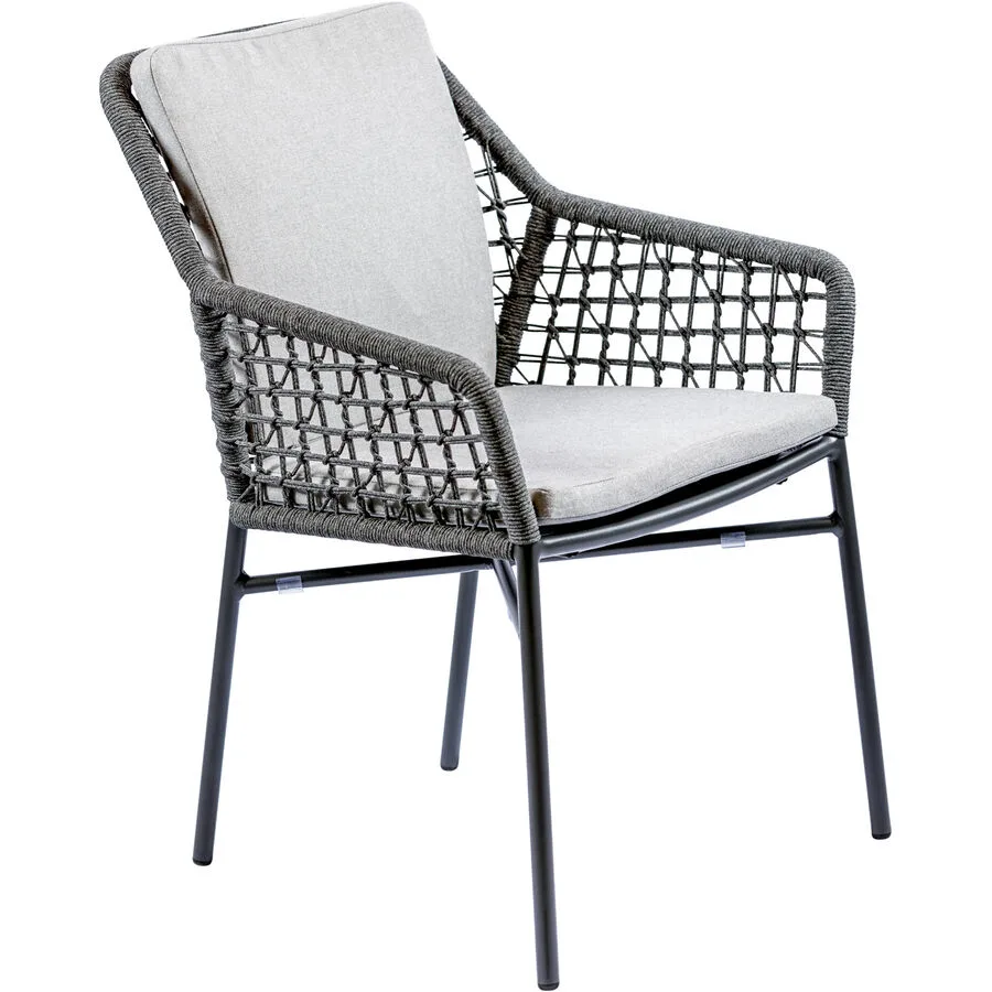 Gartensessel Hippo anthrazit Aluminium T 59 cm