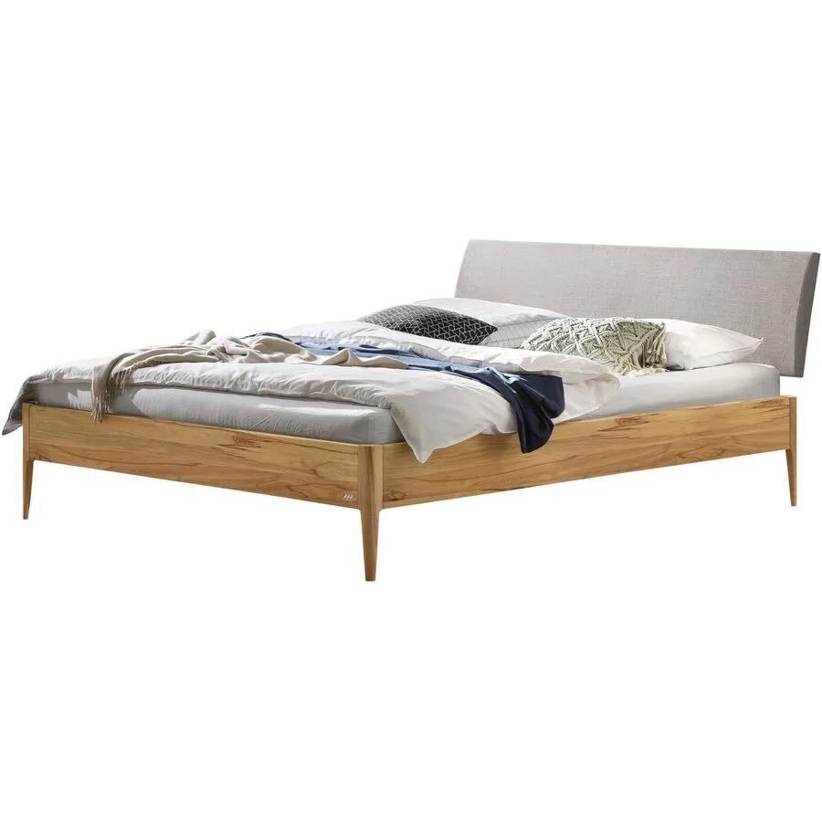 Hasena Bett Castello Wildbuche/grau Buche Massivholz 180 x 200 cm