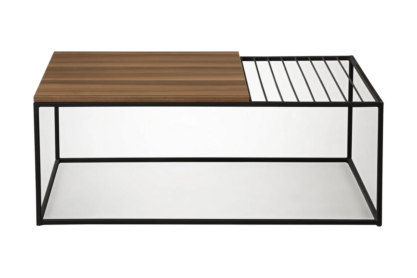 Falan Soffbord 95 cm Ribbor - Brun