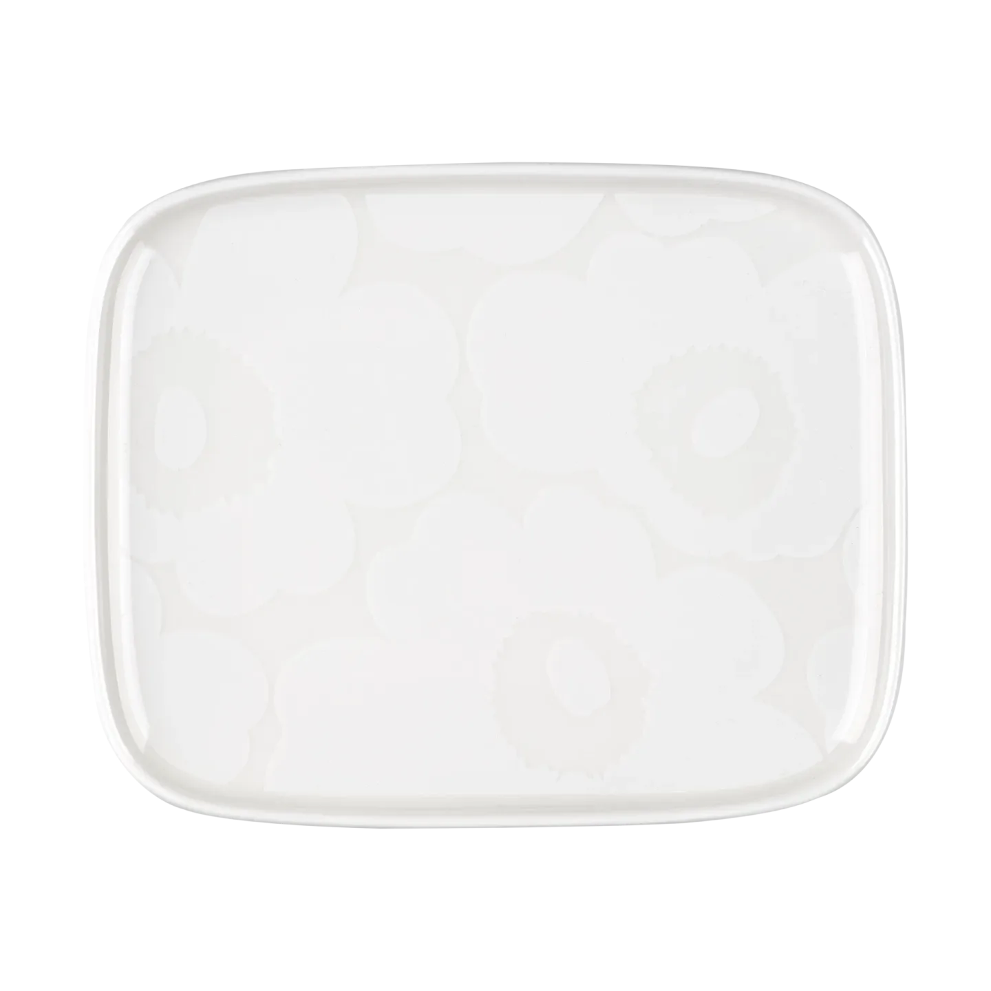 Marimekko Unikko Teller 12 x 15cm White