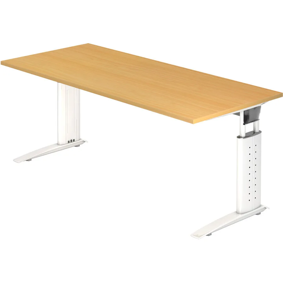 Schreibtisch Office Buche Dekor Holzwerkstoff B 180 T 80 cm