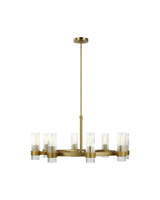 Geneva Chandelier Brass