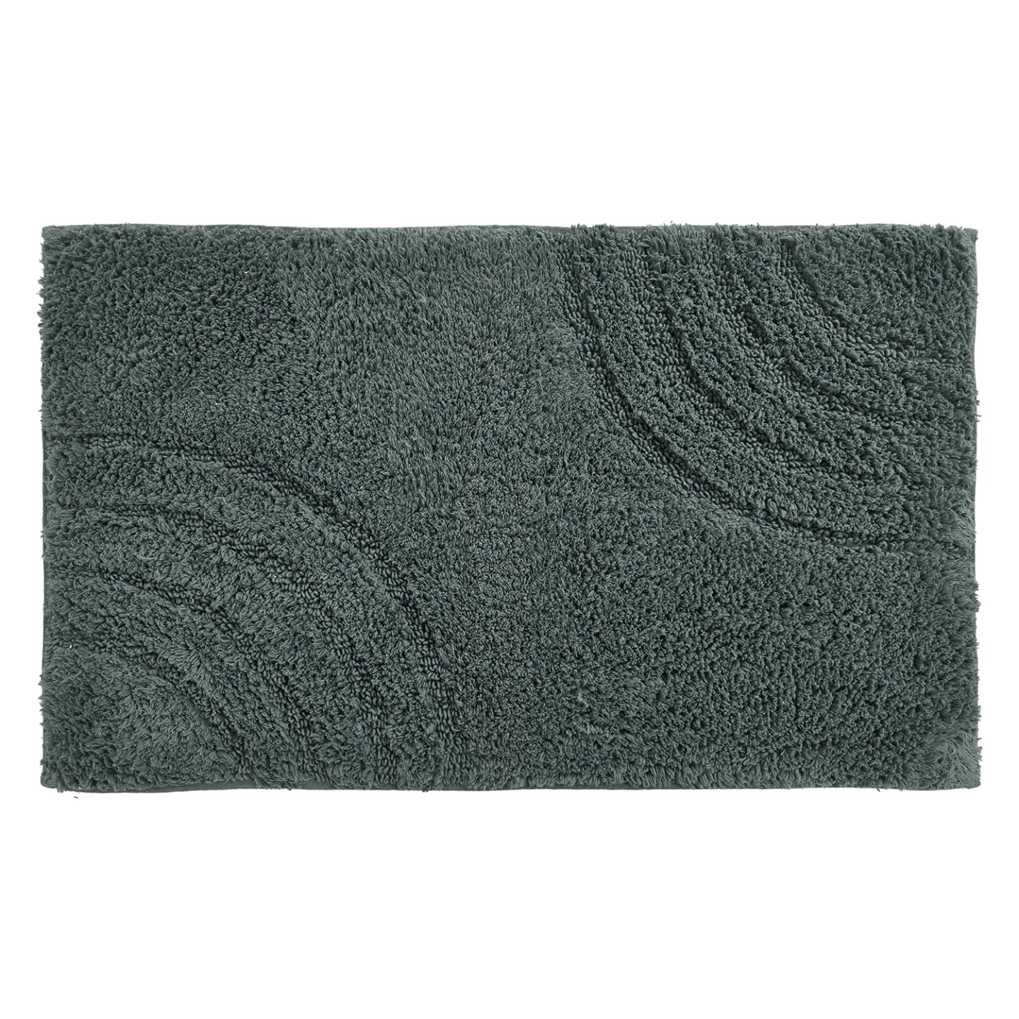 Baderomsmatte - Eliza (mørk grønn) (Størrelse: 50 x 80 cm)
