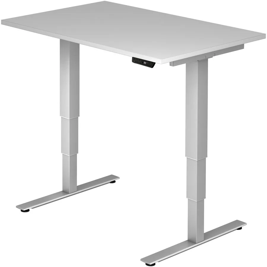 Schreibtisch Office Grau Holz 120 cm - Material: Holzwerkstoff