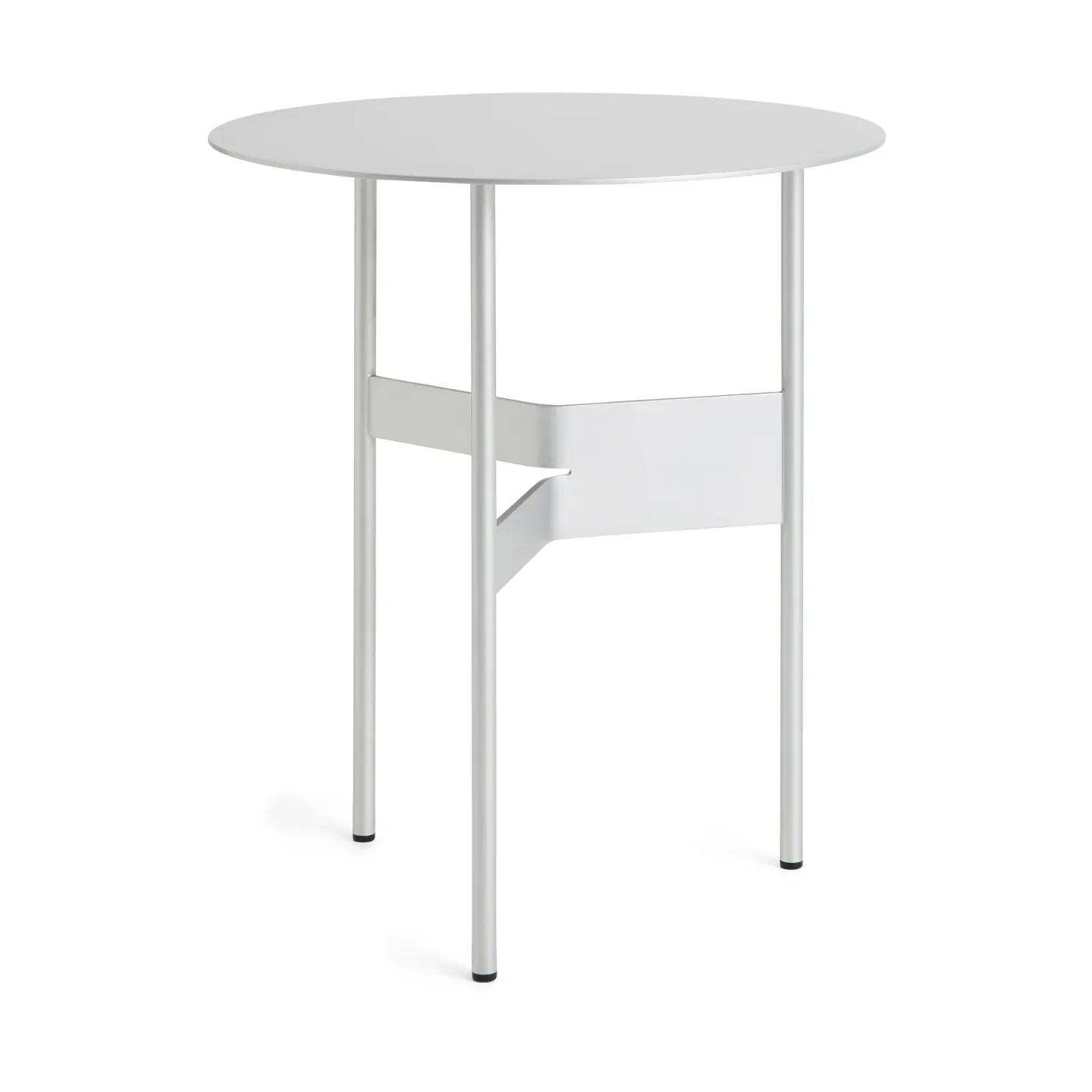 HAY Shim coffee table sidobord Ø45 cm Silver grey