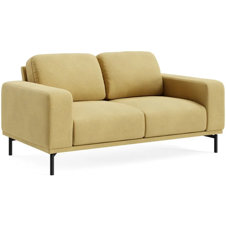 Sofa Maja Gelb Stoff 171 cm 99 cm - Farbe: YAGER - 21 mustard - Möbel Konfigurator: Traummöbel individuell zusammenstellen