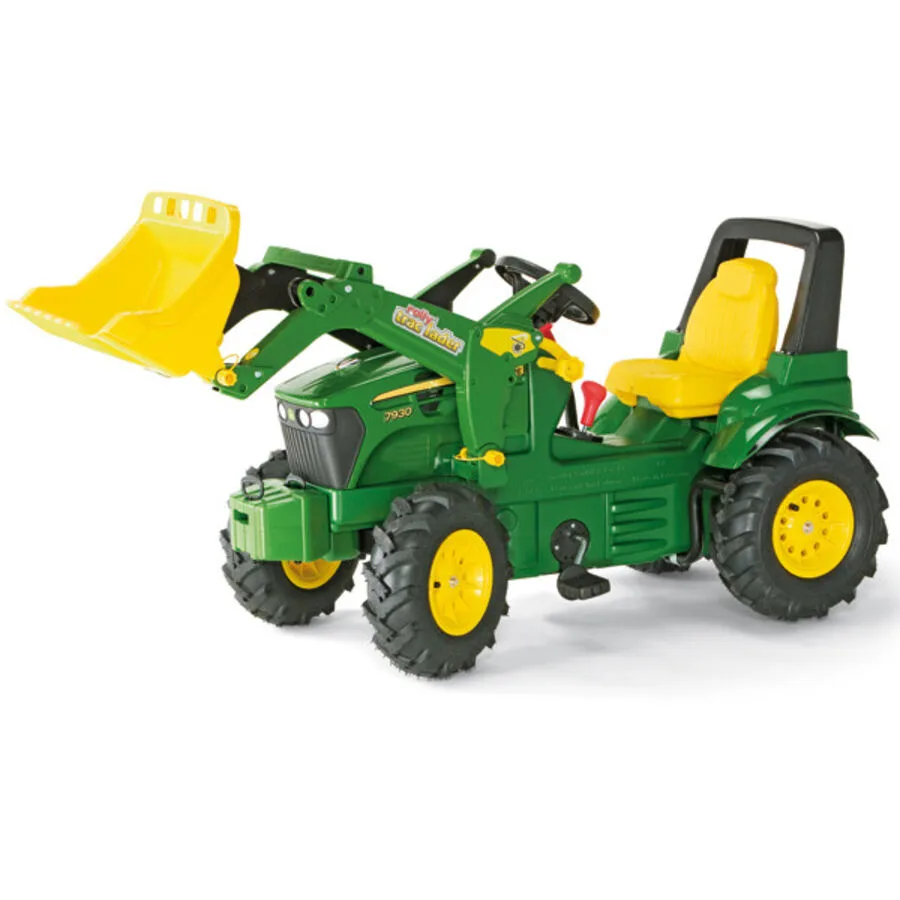 RollyFarmtrac JD Lader+Luftbereifung Rolly Toys Grün Kunststoff - Farbe: Grün/Gelb