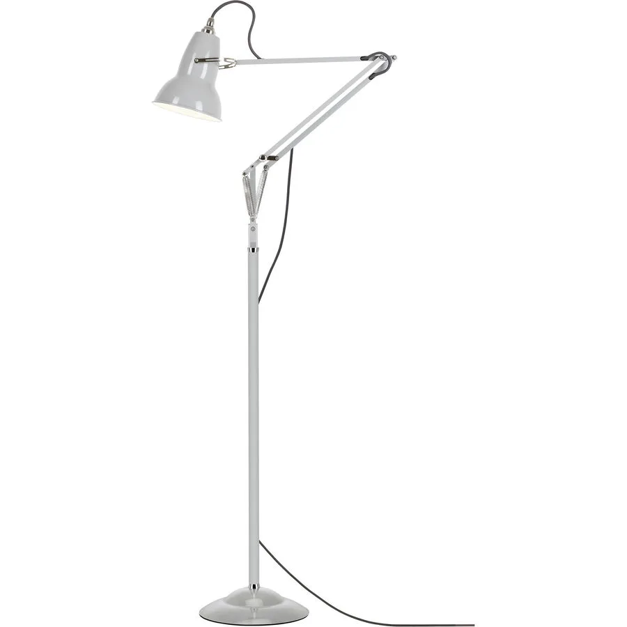 ANGLEPOISE Stehlampe Original 1227 Grau Aluminium/Eisen 26 cm 140 cm - LED - Lichtfarbe: Extra warmweiss - LED Energiesparlampen