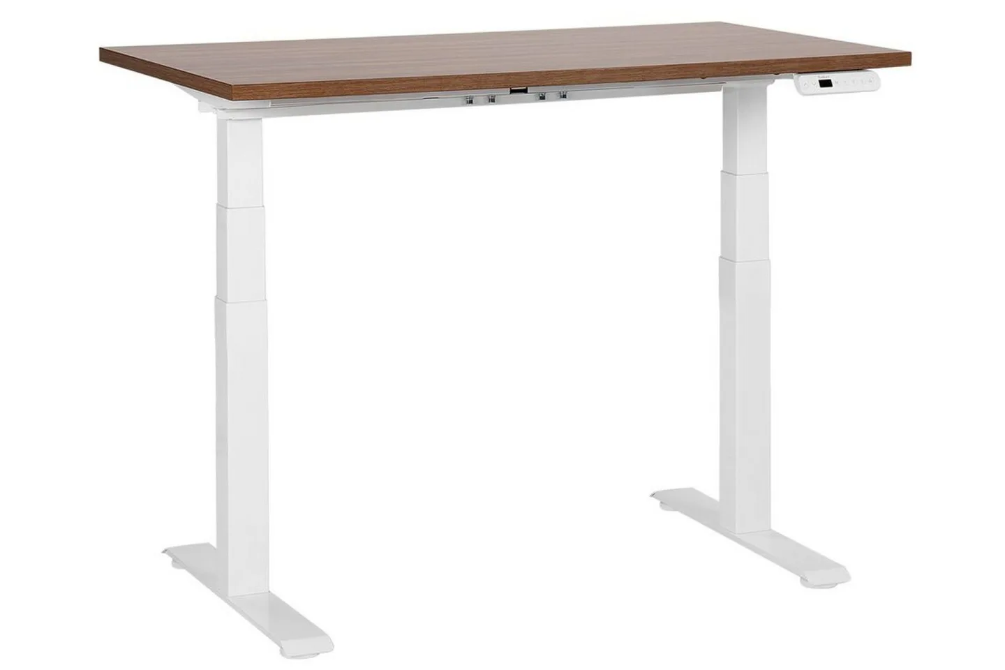 Bina Skrivbord 72x120 cm - Mörkt trä/Vit