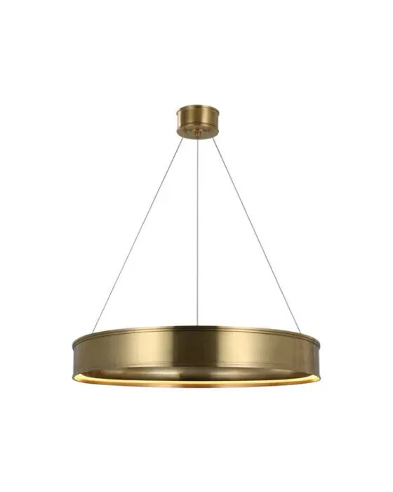 Connery 30" Ring Chandelier Antique Brass