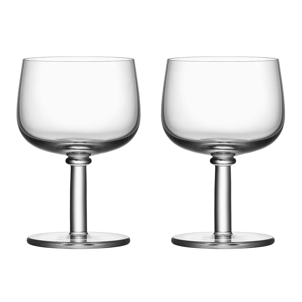 Kosta Boda Viva Glas auf Fuß 35cl 2er Pack Klar