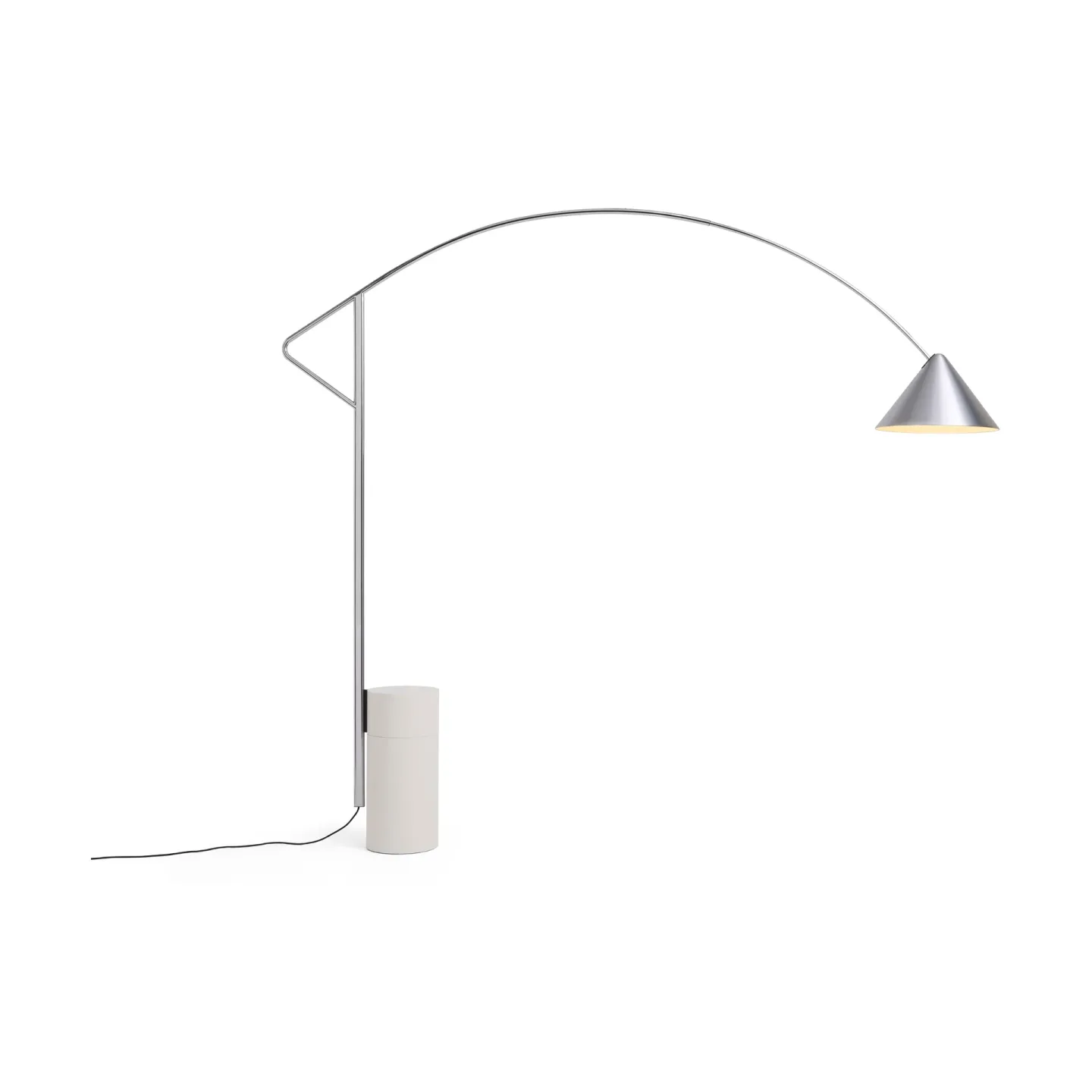 HAY Compass golvlampa Silver