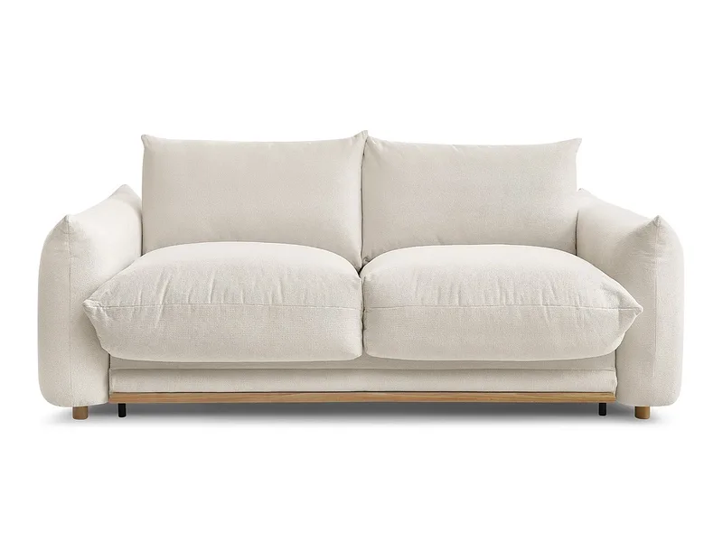 3er Sofa BOBOCHIC ERNEST Stoff beige