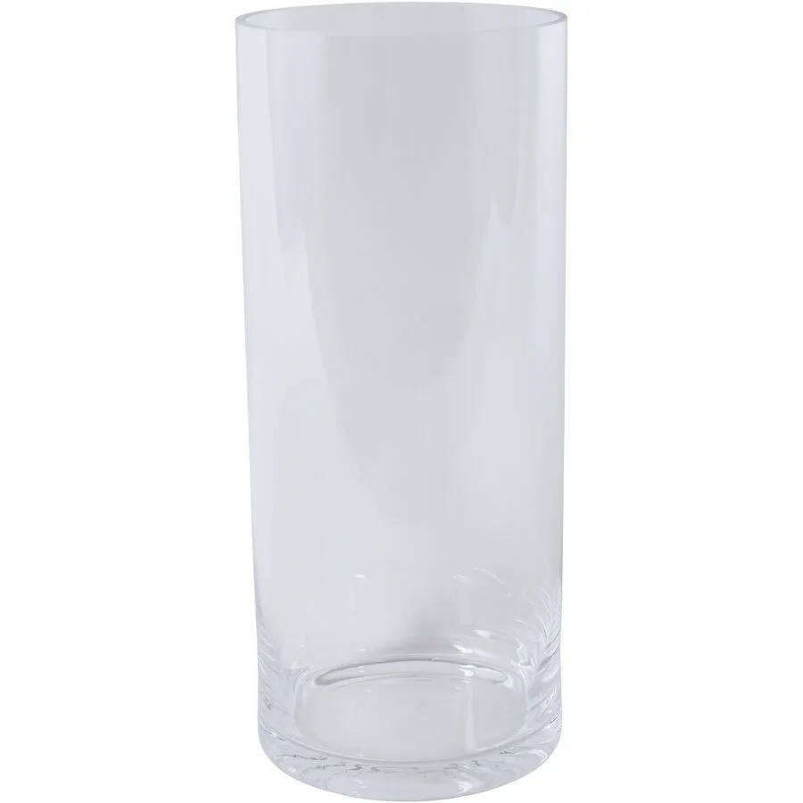 Vase Reduced Transparent Glas 30 cm